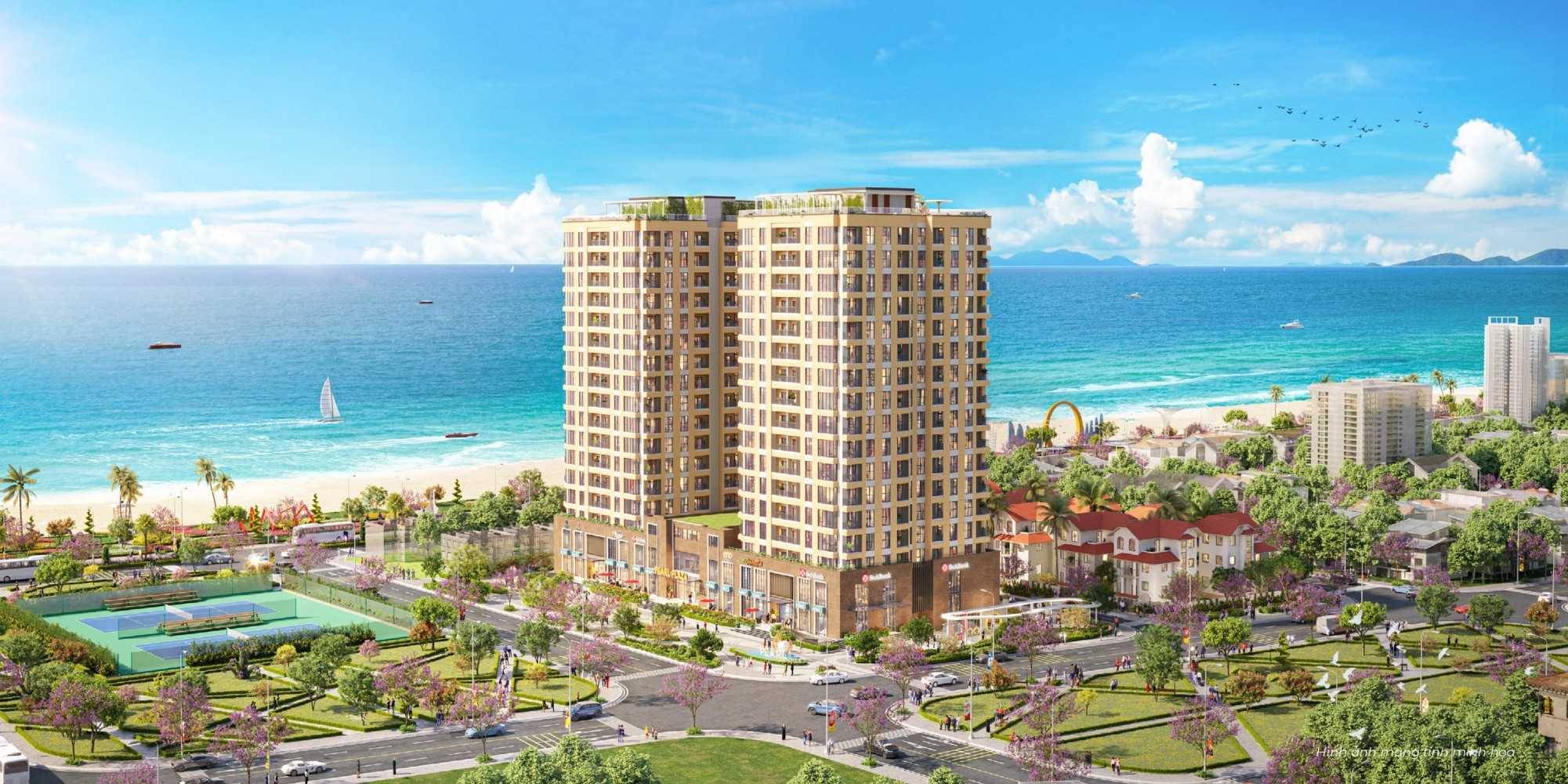 Phối cảnh Dự án Pearl Residence Cửa Lò