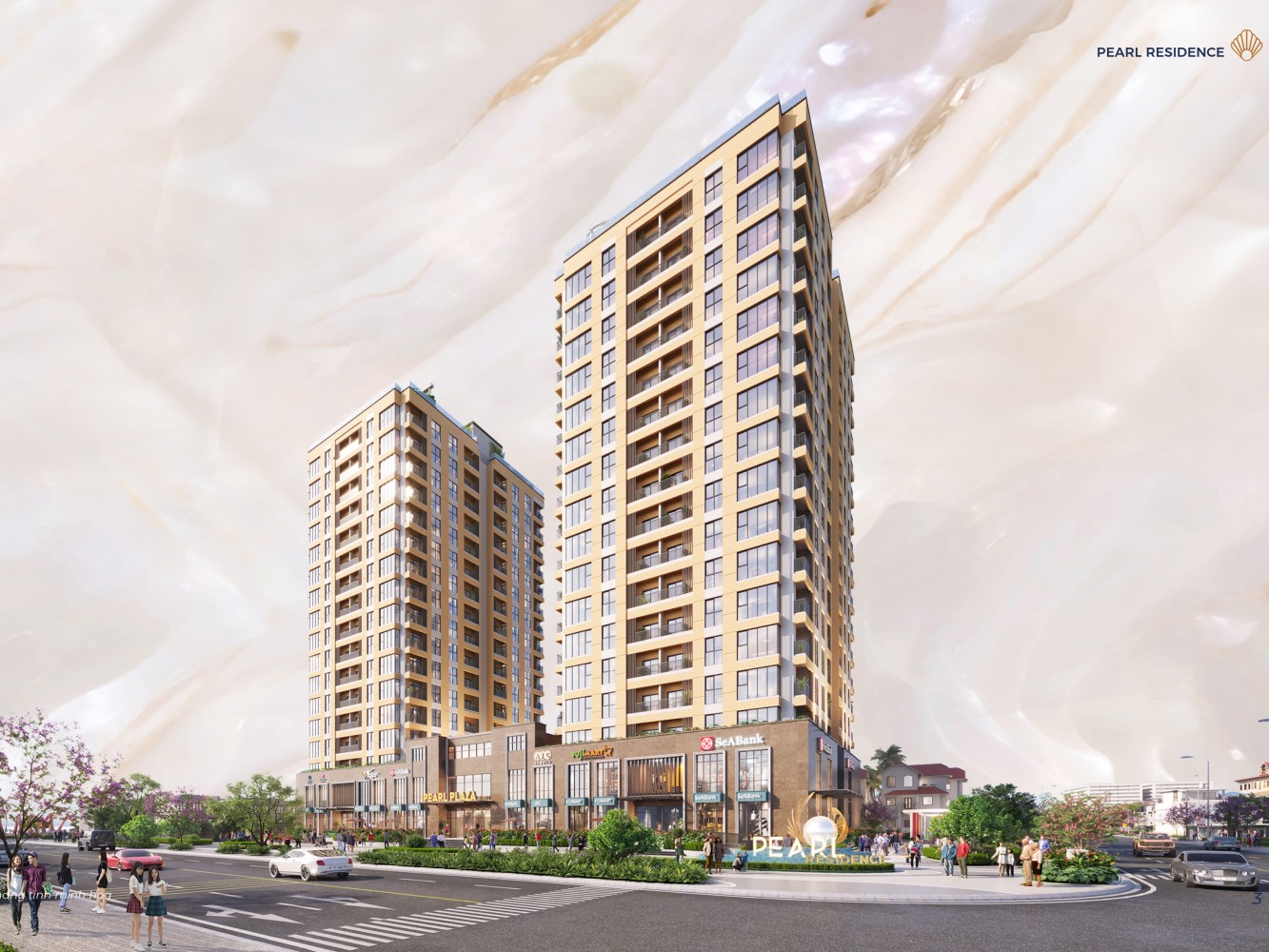Phối cảnh tổng thể Pearl Residence